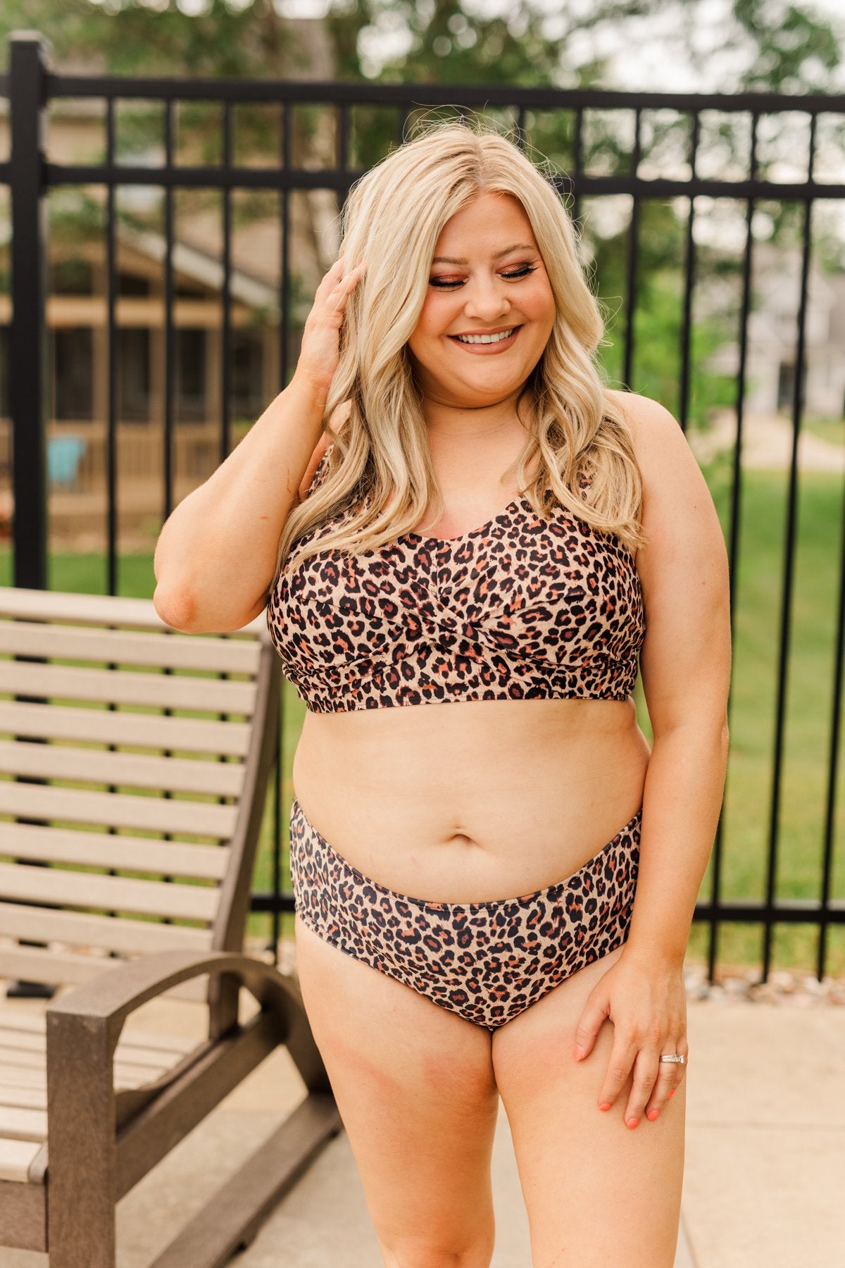 Sweet Sunshine Criss-Cross Bikini Top- Leopard – The Pulse Boutique