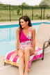 Days Under The Sun Floral One-Piece Swimsuit- Magenta