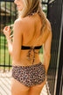 A Sip Of Summer Bikini Swim Top- Black