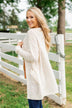 Stealing Glances Popcorn Knit Cardigan- Ivory