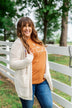 Stealing Glances Popcorn Knit Cardigan- Ivory