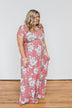 Begin With You Floral Maxi Dress- Mauve