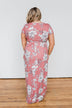 Begin With You Floral Maxi Dress- Mauve