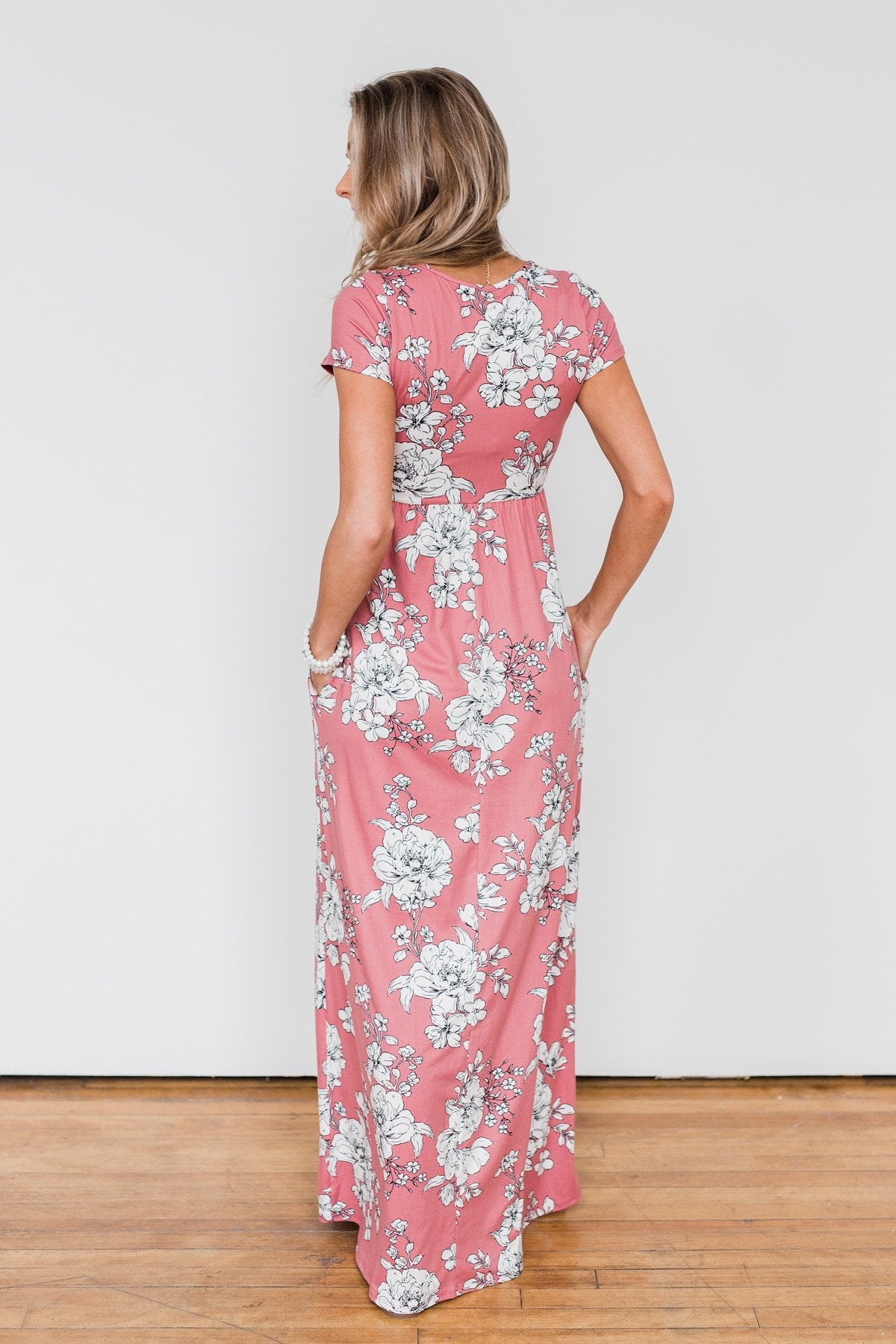 Begin With You Floral Maxi Dress- Mauve