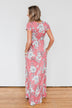 Begin With You Floral Maxi Dress- Mauve