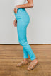 Celebrity Pink Distressed Skinny Jeans- Light Blue