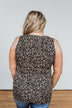 Just Passing Through Leopard Tank Top- Black & Brown