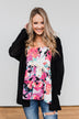 Sweet Serenity Knitted Cardigan- Black