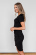 Ready For This Cinched Dress- Black