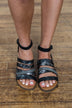 Very G Virginia Sandals- Black