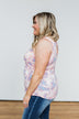 Let Your Smile Shine Tie Dye Tank Top- Pink