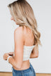 Elegant Lace Bandeau- Cream