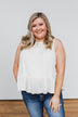 Beautiful Beginnings Leopard Tank Top- Cream