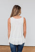 Beautiful Beginnings Leopard Tank Top- Cream