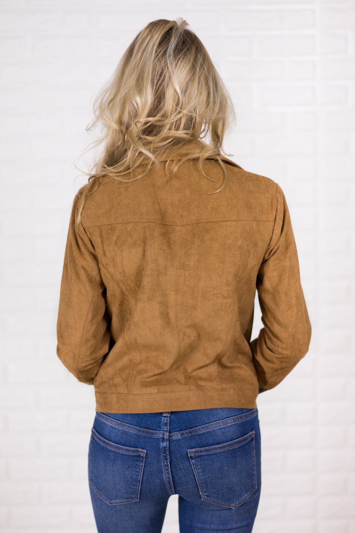 Camel Suede Jacket The Pulse Boutique
