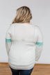 Including You & Me Long Sleeve Top- Mint