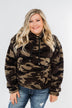 Sherpa Hoodie- Camo