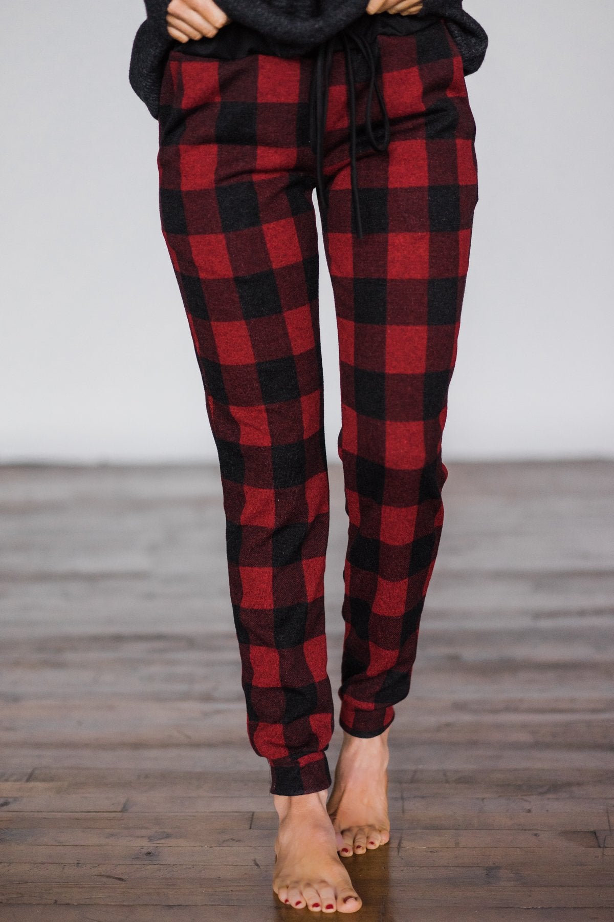 Buffalo Plaid Joggers1