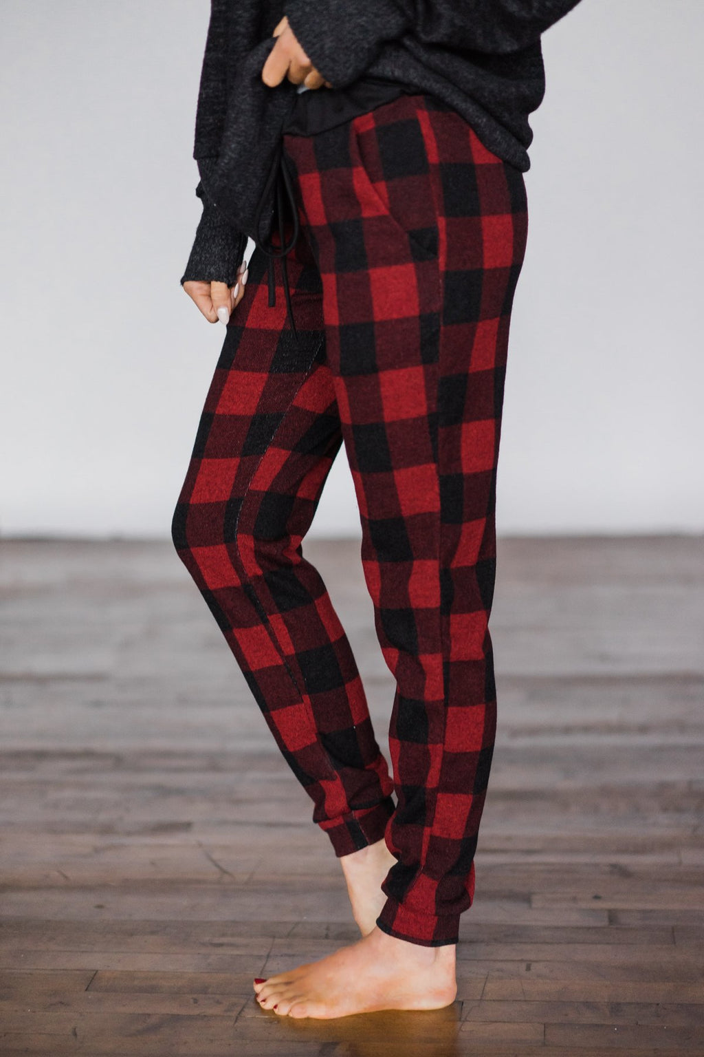 Buffalo Plaid Joggers