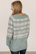Winter Wonders Knit Sweater- Slate Blue