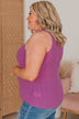 Can't Let You Go Knit Tank Top- Orchid