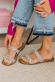 Very G Twisty Sandals- Silver