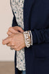 Staying Chic Beaded Bracelet Set- White