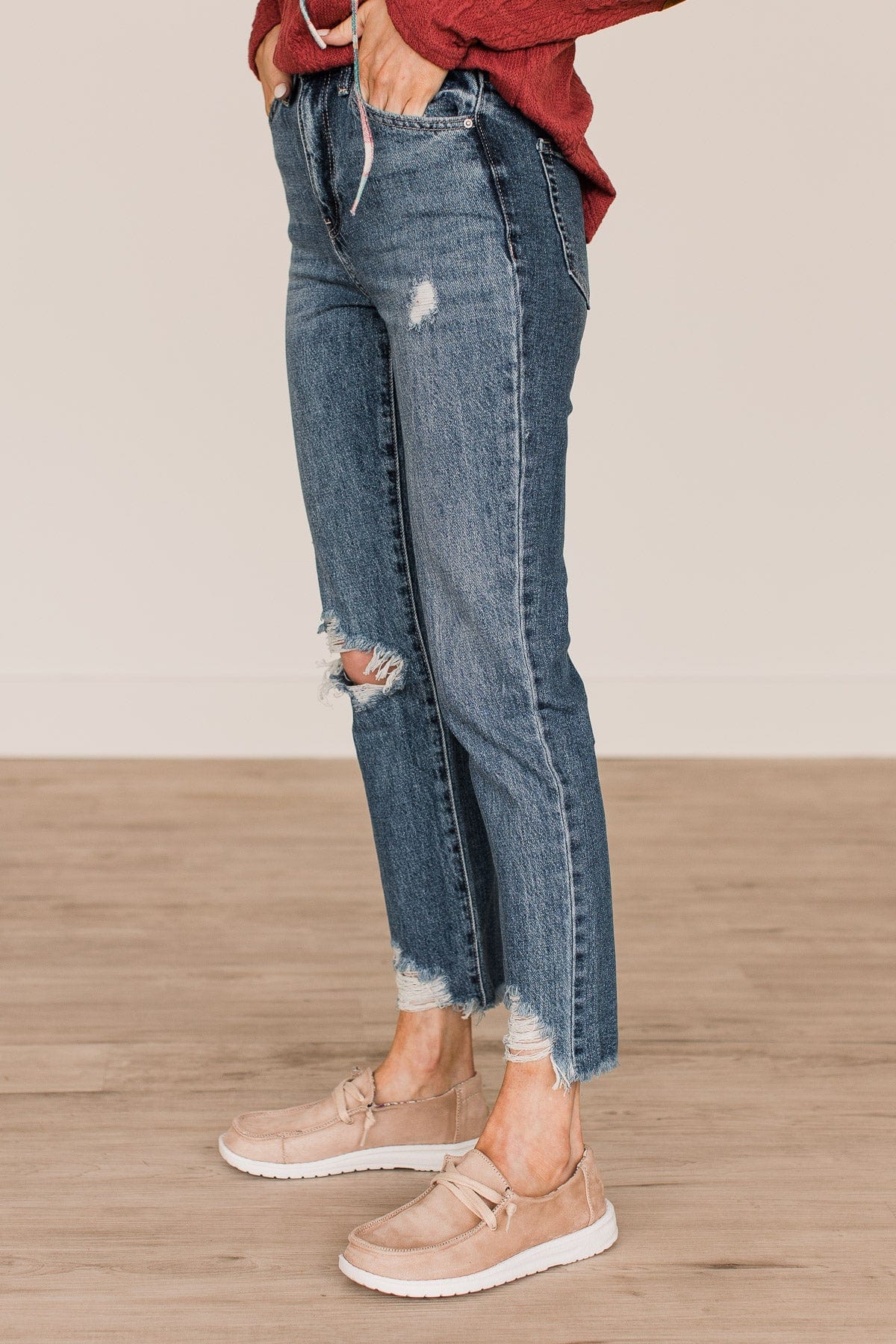 YMI Slim Straight Jeans- Jocelyn Wash