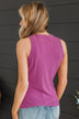 Can't Let You Go Knit Tank Top- Orchid