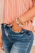 Walking On Air Beaded Bracelet Set- Pink