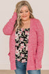 Beautiful Moments Knit Cardigan- Pink