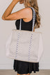 Be Limitless Leopard Print Tote Purse- Beige & Ivory