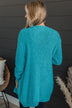 Take Another Look Popcorn Cardigan- Bright Blue