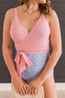 Beach Party One-Piece Swimsuit- Pink & Pastel Leopard