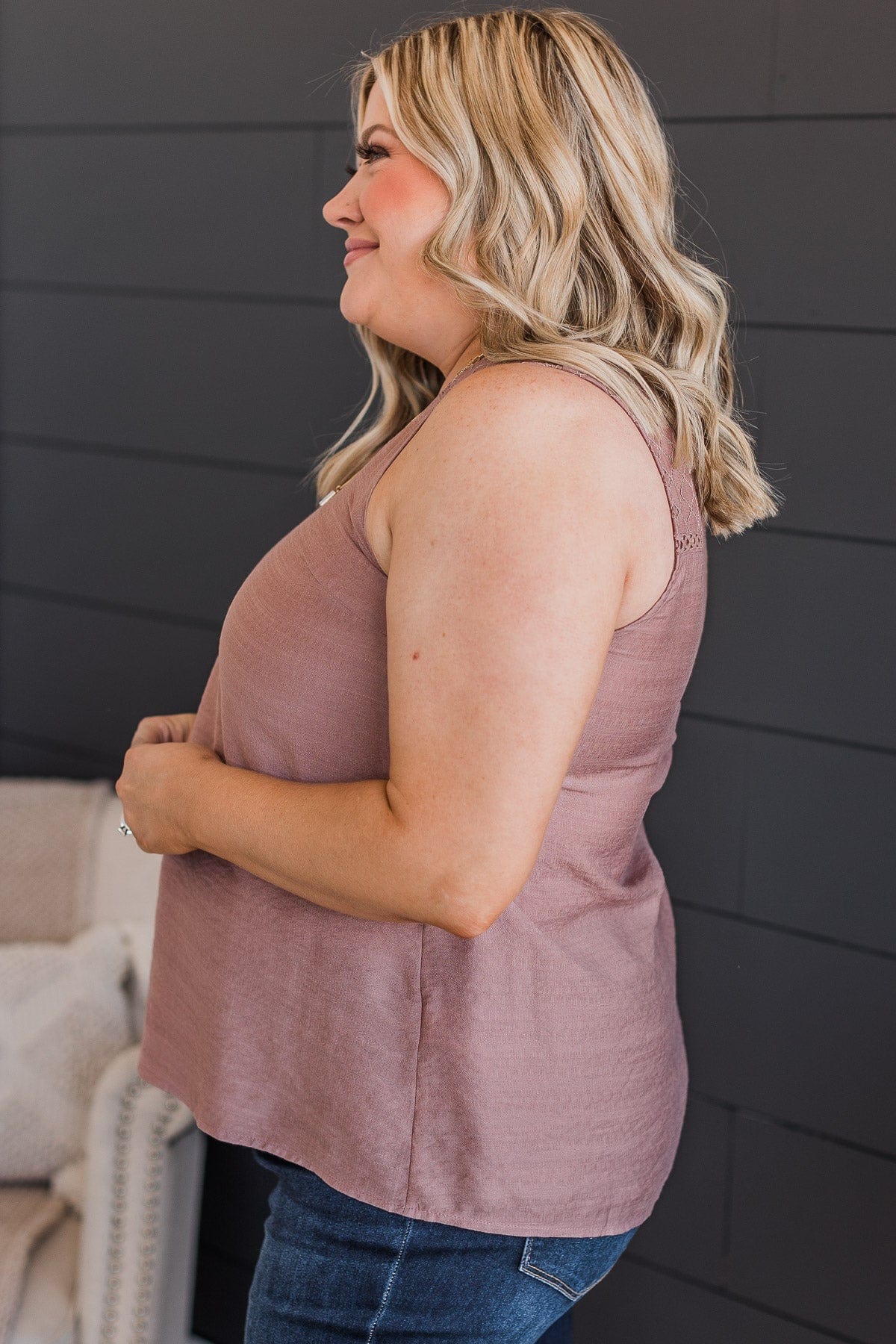 Know Me Well Tank Top- Mauve