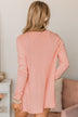 Found Myself Open Front Knit Cardigan- Blush