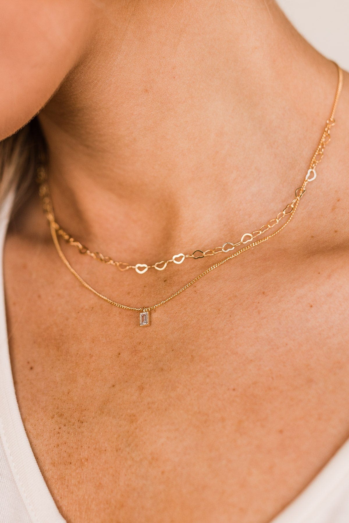 Enchant The Room 2-Tier Necklace- Gold