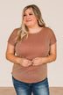 Cue The Confetti Shimmer Top- Mauve & Gold