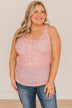 Just So You Know Floral Tank Top- Pink