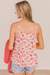 Pretty Petals Floral Tank Top- Ivory & Pink