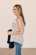 Believe In Love Sleeveless Blouse- Ivory