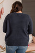 Captivating In Color Knit Sweater- Navy