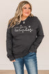 "Not Made For Winter" Long Sleeve Graphic Tee- Dark Charcoal