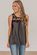 Worth My Time Knit Tank Top- Black