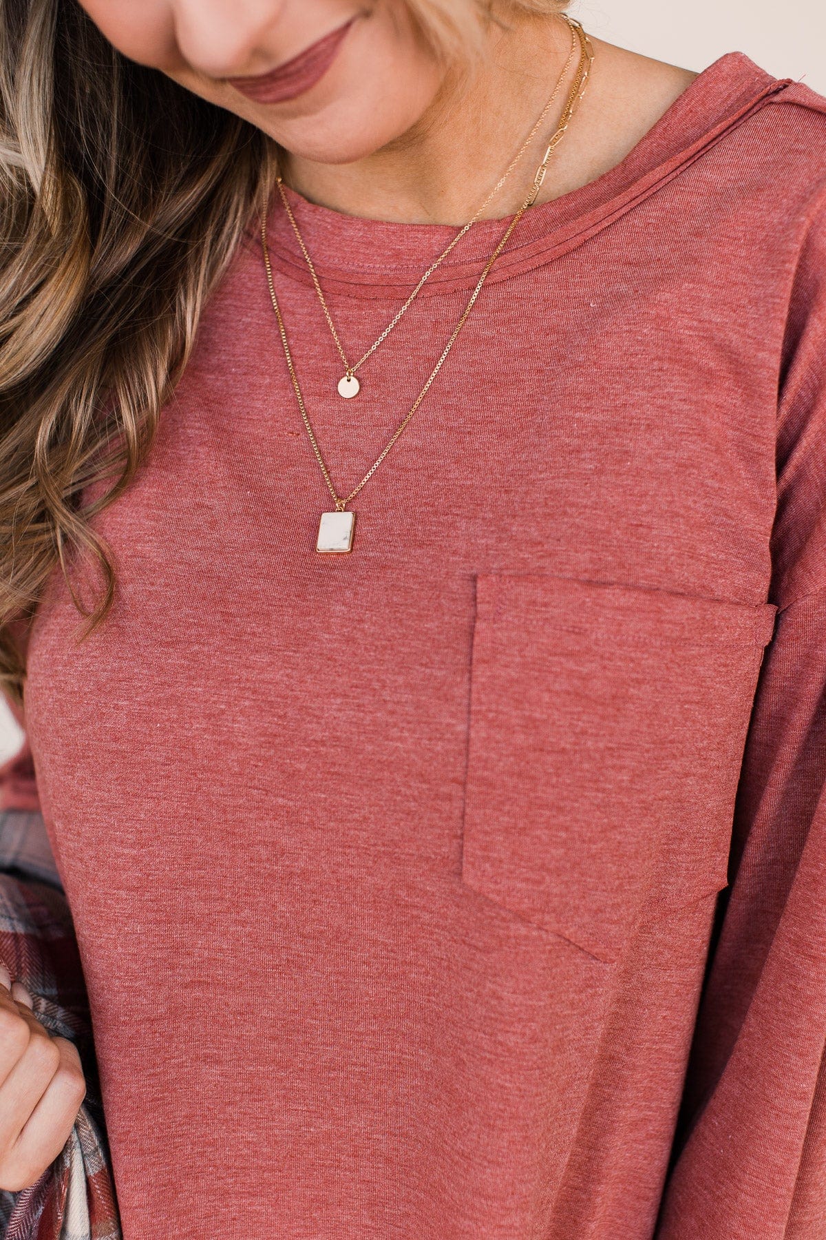 Take Notice 3-Tier Necklace & Earring Set- Gold