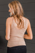 Sweet Intentions Ribbed Knit Tank Top- Light Taupe