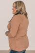 Closer Than Every Button Knit Top- Camel
