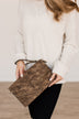Everything Counts Envelope Clutch- Brown