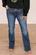 Vervet High-Rise Bootcut Jeans- Tamsin Wash