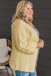 Vibrant Life Speckled Knit Cardigan- Yellow